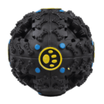 Treat Dispensing Squeaky Interactive Dog Toy Ball