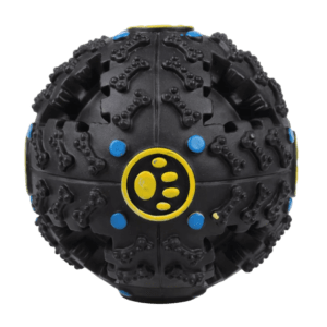 Treat Dispensing Squeaky Interactive Dog Toy Ball