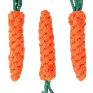 Rope Toys in Carrot Shape for Pet - Pack of 3