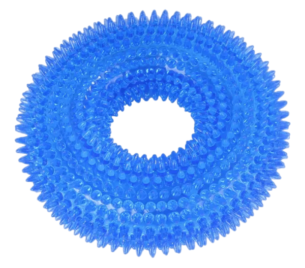Squeaky Spike Ring Toys - 2 Pcs - Image 5