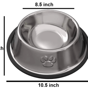 Steel Feeding Bowl for Pet - Large