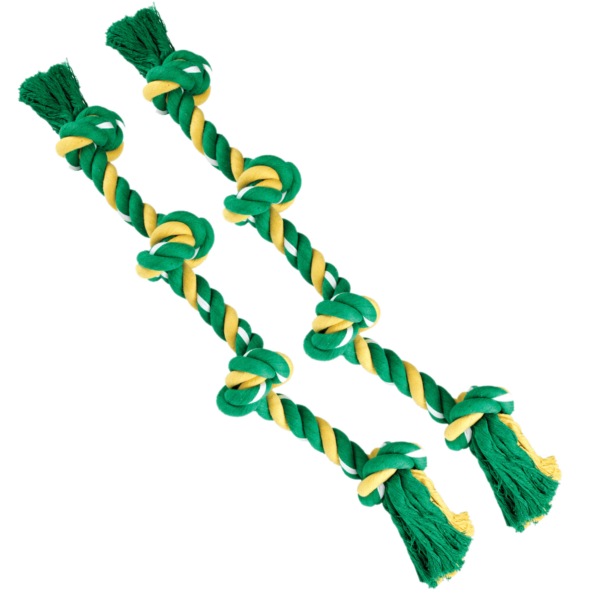 Tug Rope Toys for Pet 3 Knots - 55cm x 6cm x 6cm - 3 Pcs - Image 3