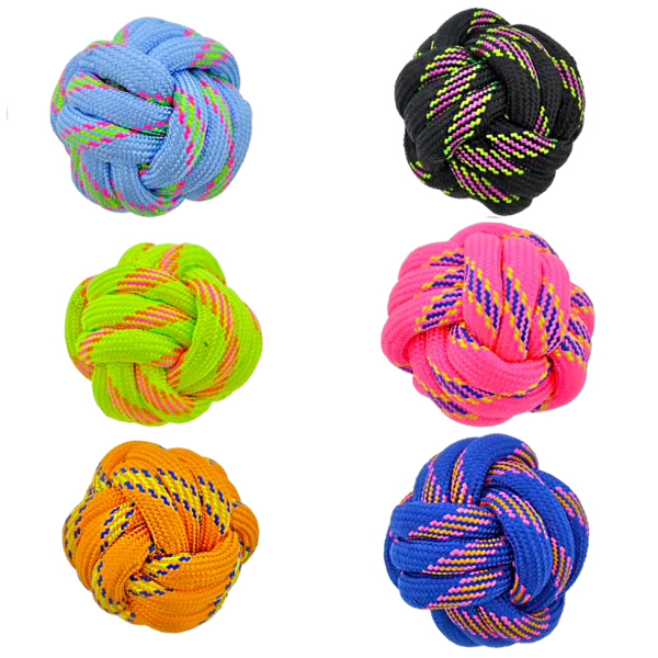 Rope ball for pet set of 6