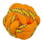 Dog tug rope toy with multiple knots