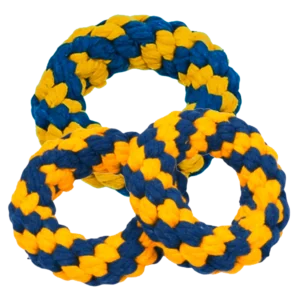 Indestructible Rope Ring Tug Toy for Dogs