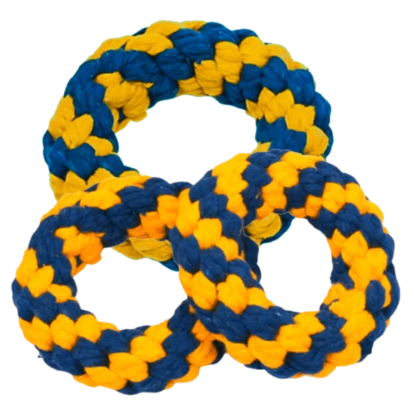 Indestructible Rope Ring Tug Toy for Dogs