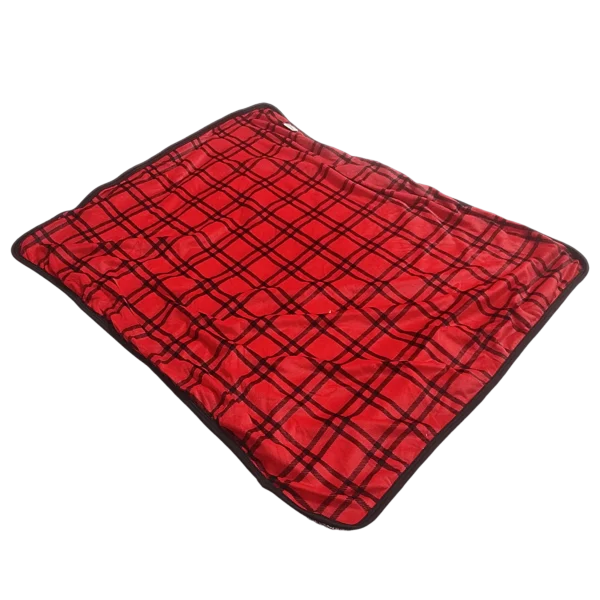 Hand knitted dog knit blanket for warmth