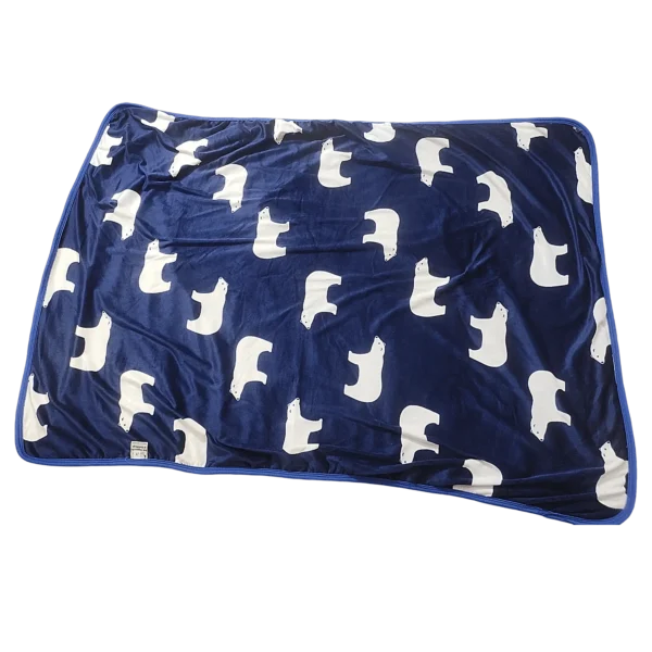 Soft dog design blanket for small pets