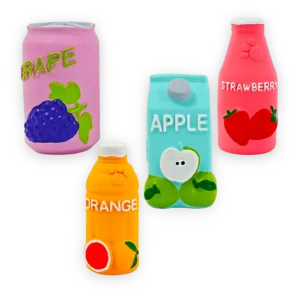 Colorful Squeaky Latex Bottle Toy for your Happy Dog